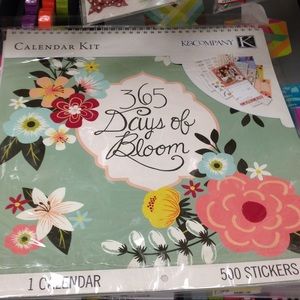 New K&Company Calendar Kit.  Includes 500 stickers